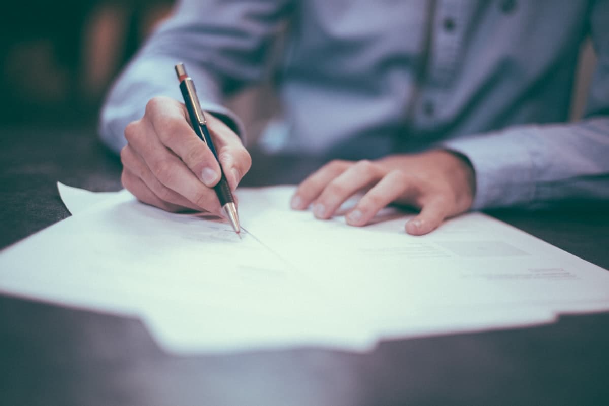 Reviewing a contractor's written quote and project paperwork